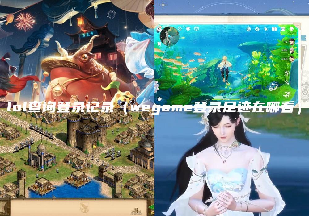 lol查询登录记录（wegame登录足迹在哪看）